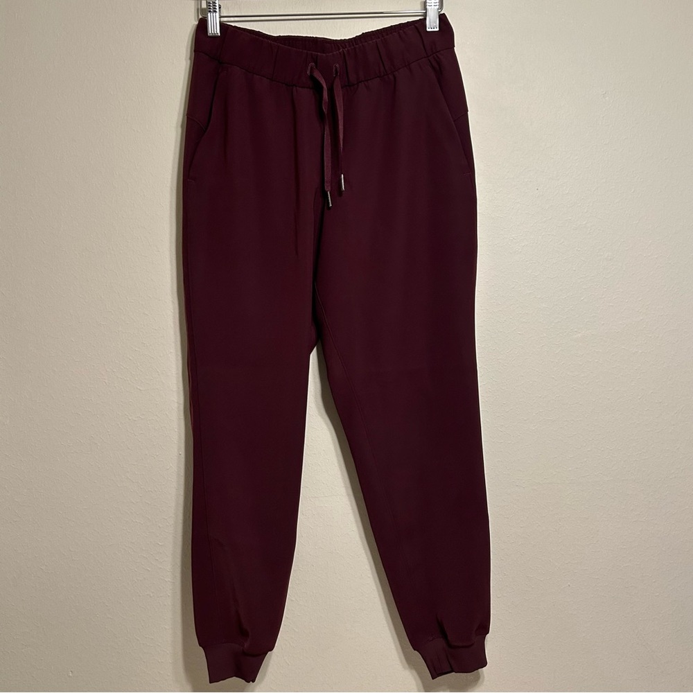 lululemon athletica Burgundy Track Joggers